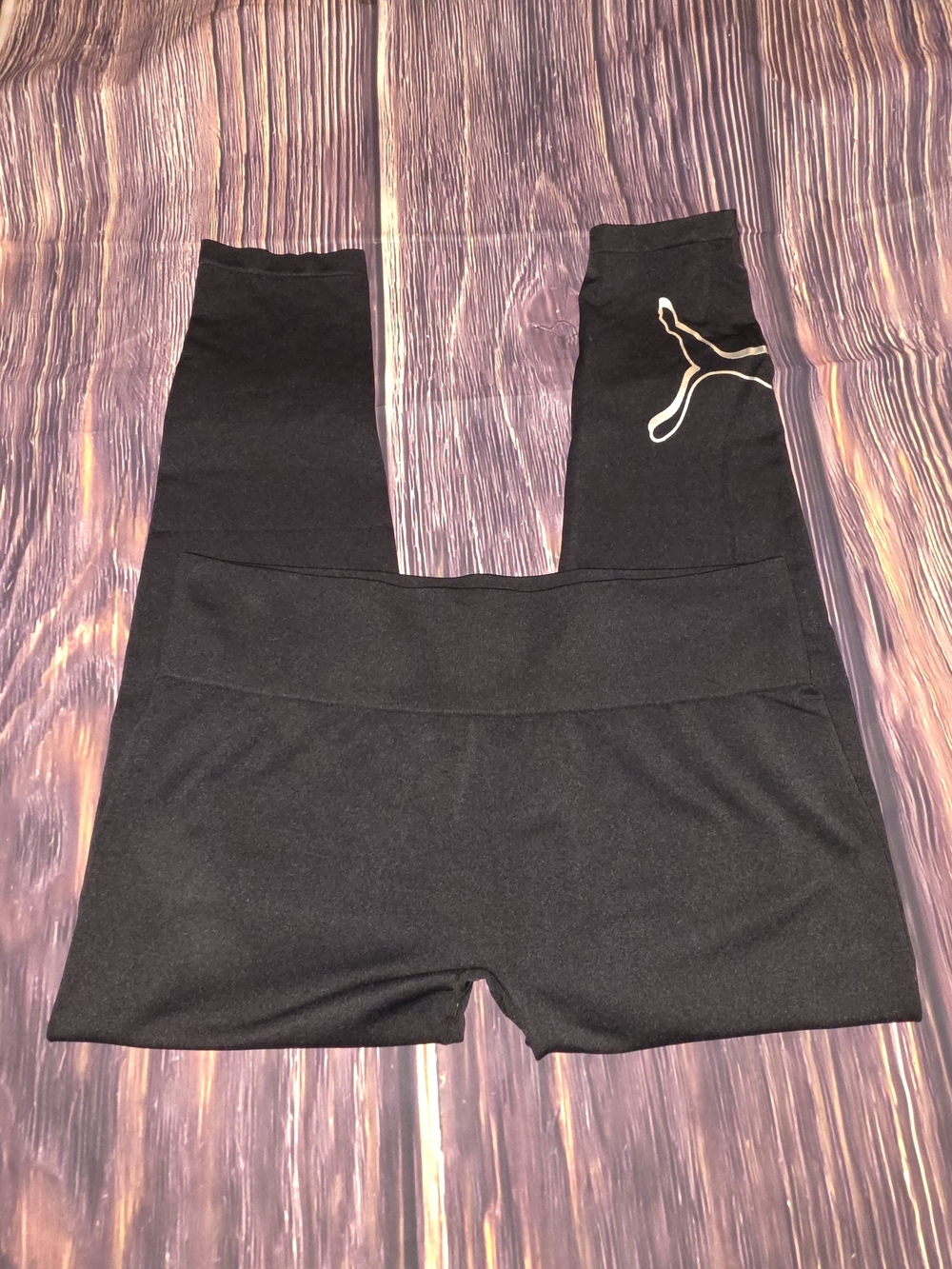PUMA Womens' Black Athletic Leggings